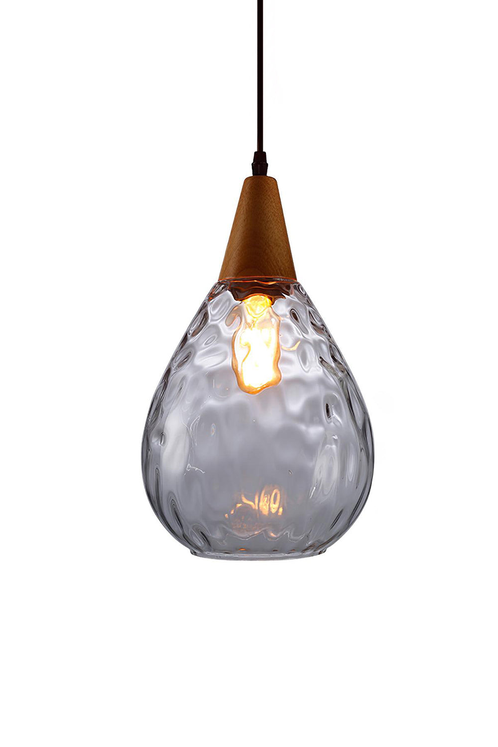 Besnier Rippled Glass Pendant Light