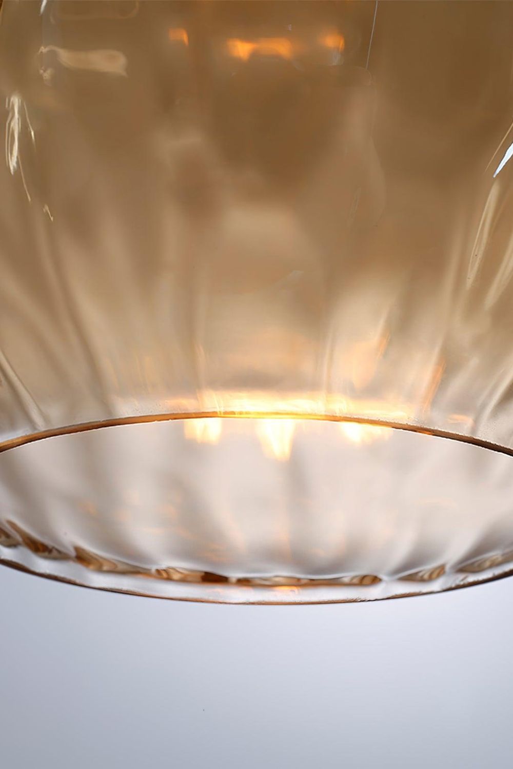 Besnier Rippled Glass Pendant Light