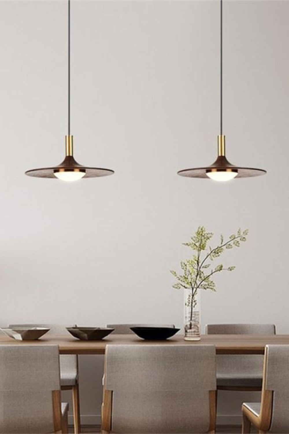 Black Walnut Pendant Lamp - SamuLighting