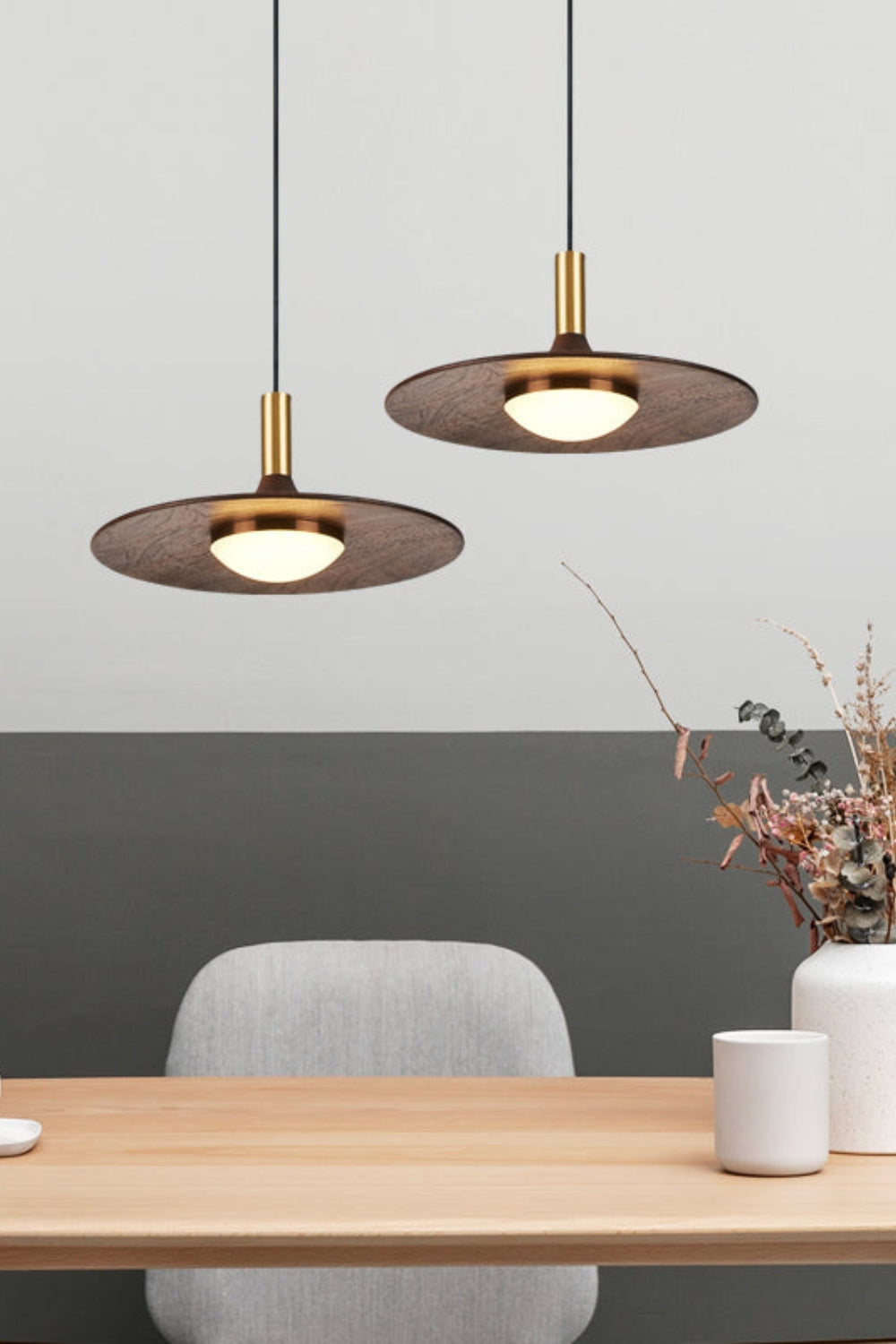 Black Walnut Pendant Lamp - SamuLighting