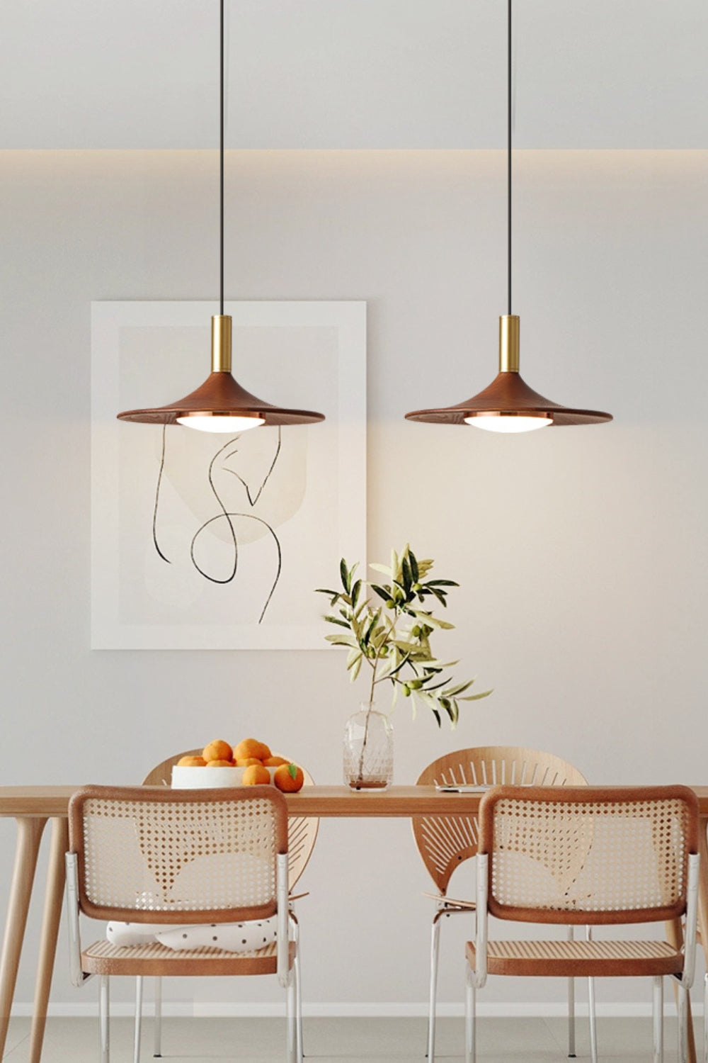 Black Walnut Pendant Lamp - SamuLighting