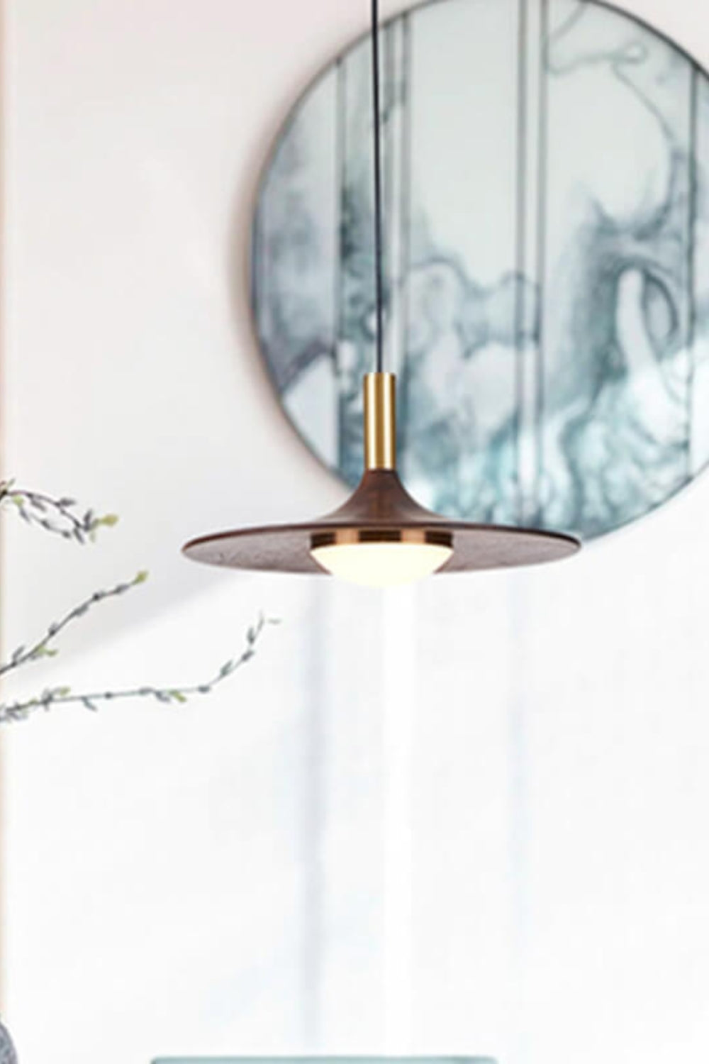 Black Walnut Pendant Lamp - SamuLighting