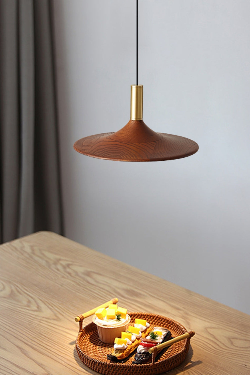 Black Walnut Pendant Lamp - SamuLighting