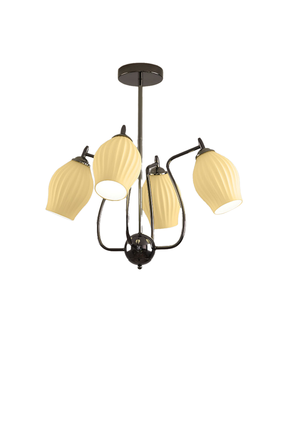 Blooming Petal  Glass Chandelier