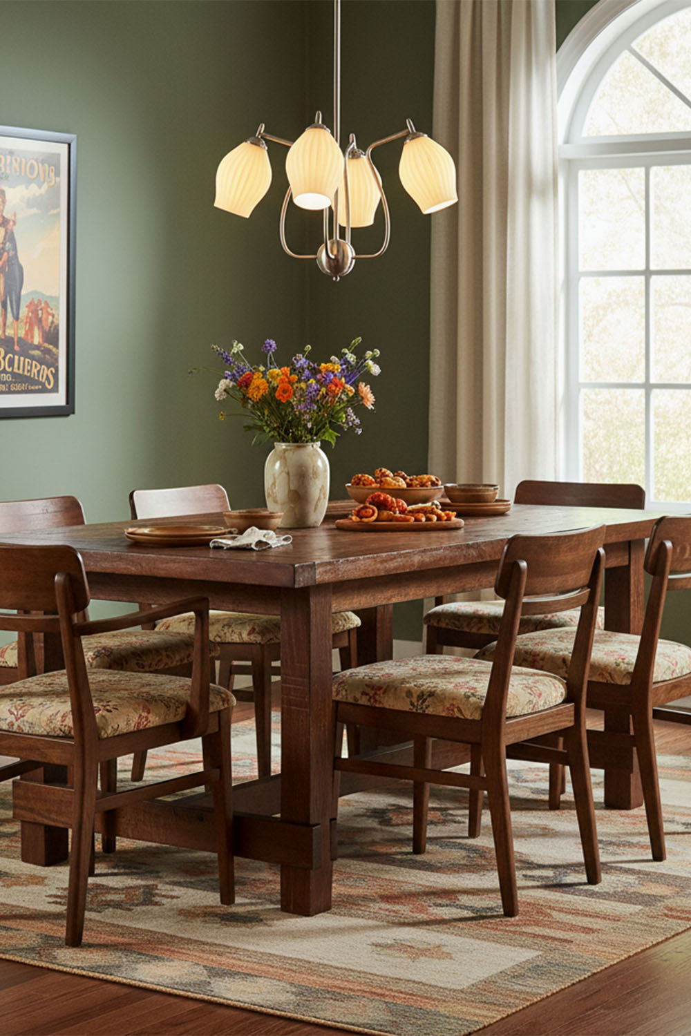 Blooming Petal  Glass Chandelier