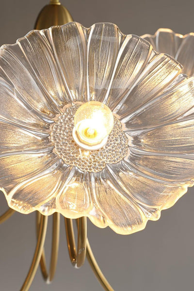 Blossom Petal Glass Chandelier