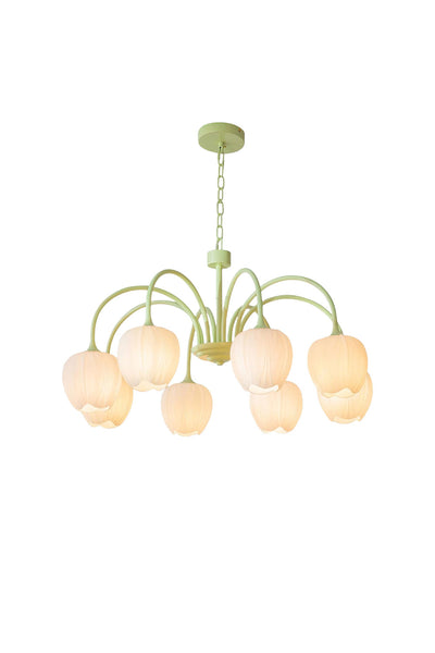 Blossom Tulip Matcha Chandelier