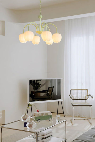 Blossom Tulip Matcha Chandelier