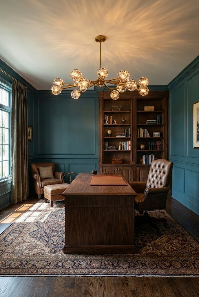 Crystal Ball Round Chandelier