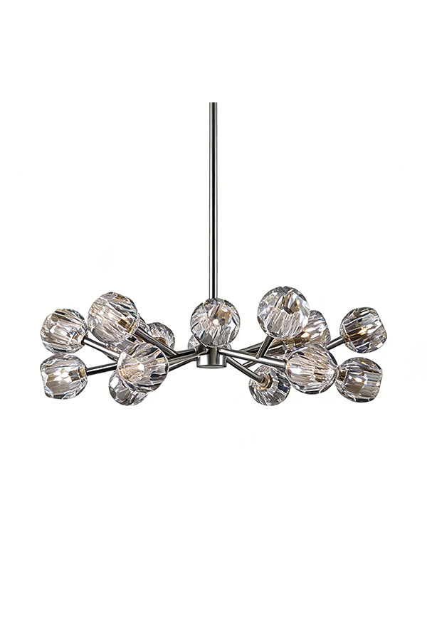 Crystal Ball Round Chandelier