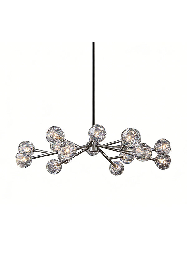 Crystal Ball Round Chandelier
