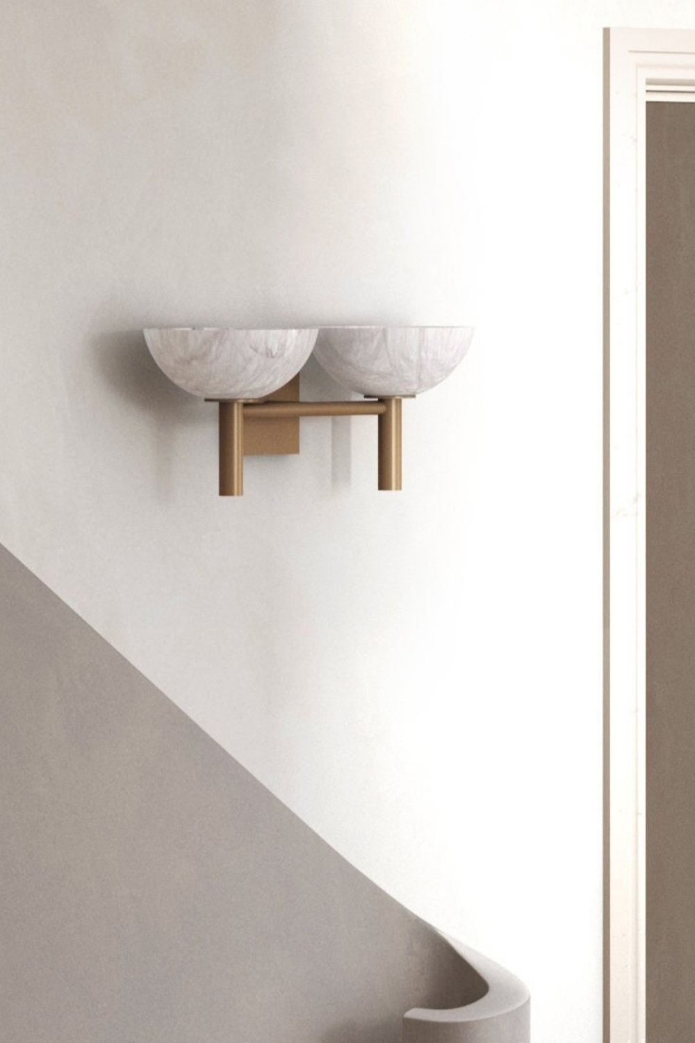 Bowl Alabaster Wall Lamp