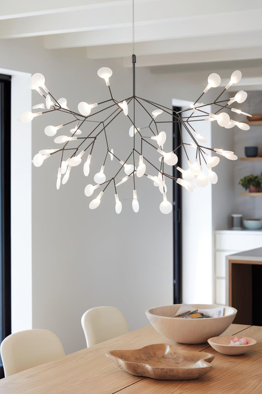 Branched Firefly LED Chandelier