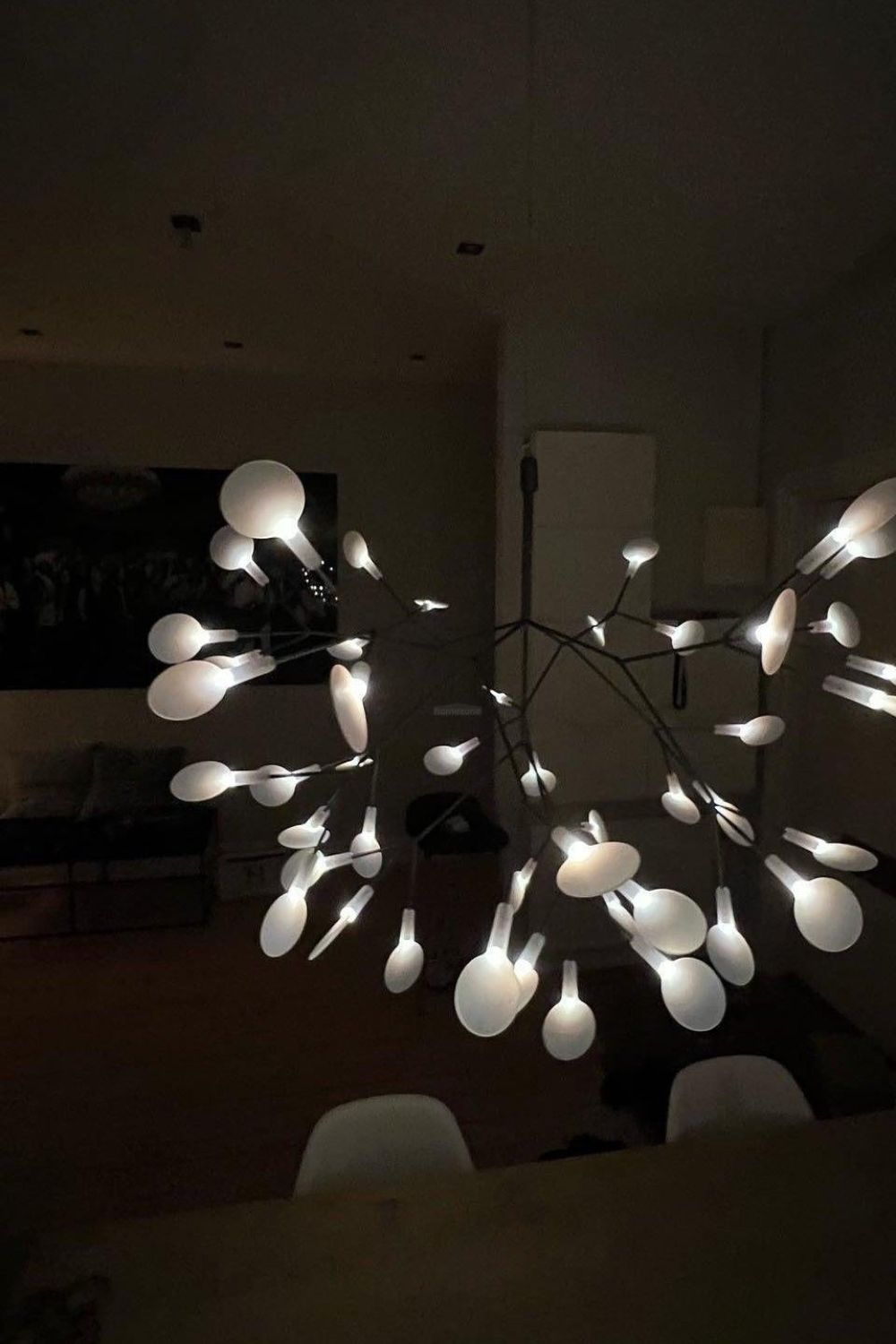 Branched Firefly LED Chandelier