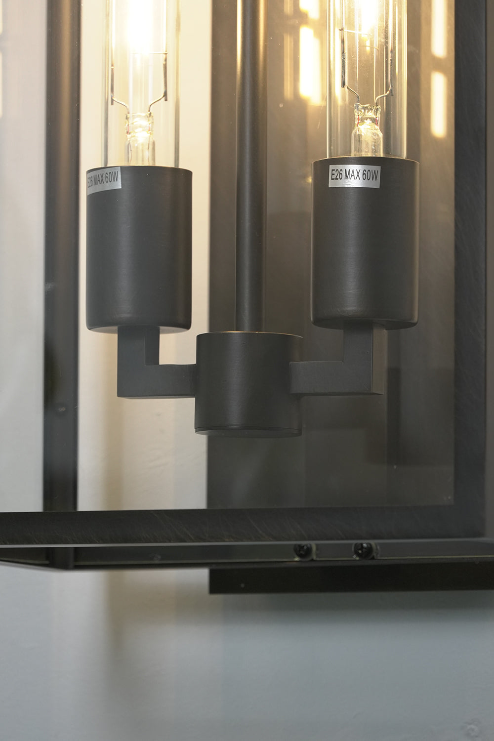 Brass Outdoor Box Lantern |Brass detail | Samu  Lamp