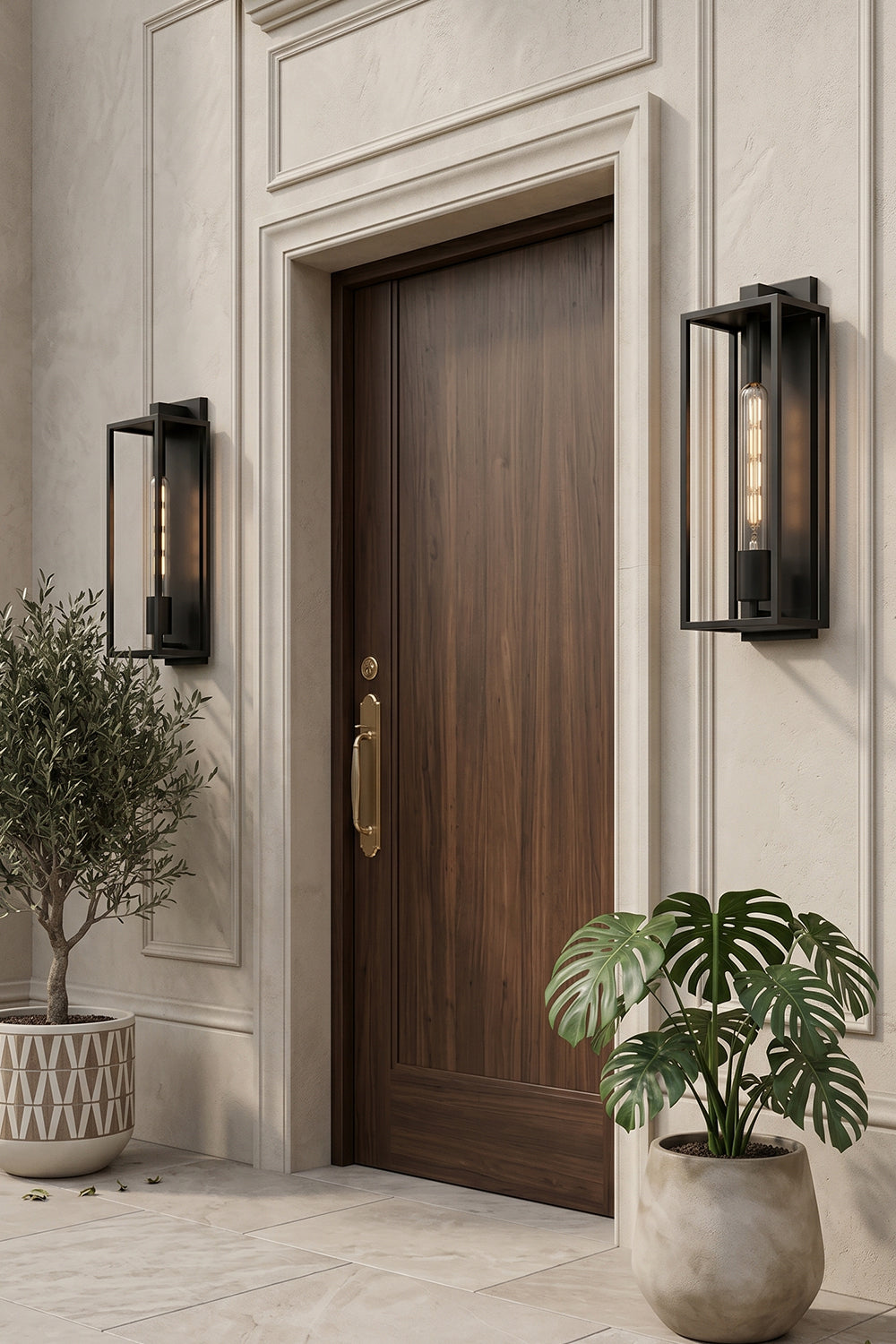 Brass Outdoor Box Lantern for outdoor | Samu  Lamp