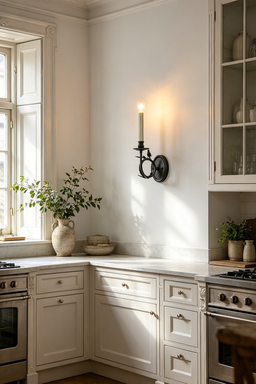 Brass Perched Bird Wall Light for Kitchen | Samu Lamp