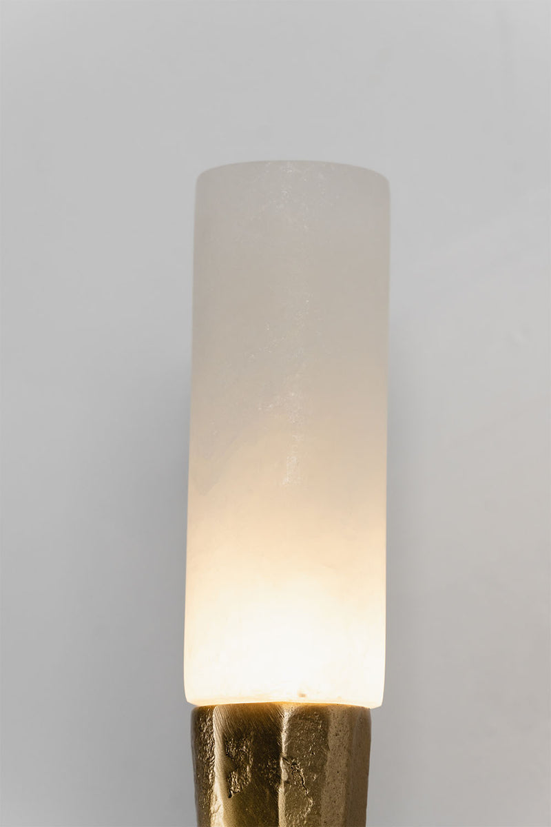 Alabaster's Warm Glow at the Top