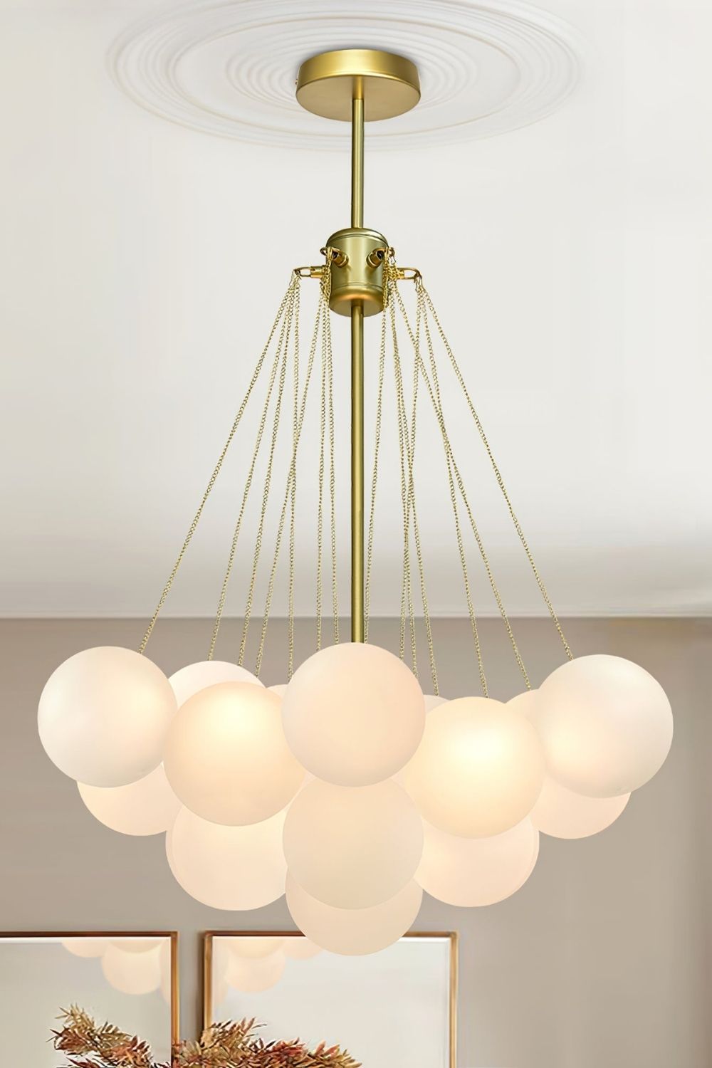 Bubble Glass Chandelier