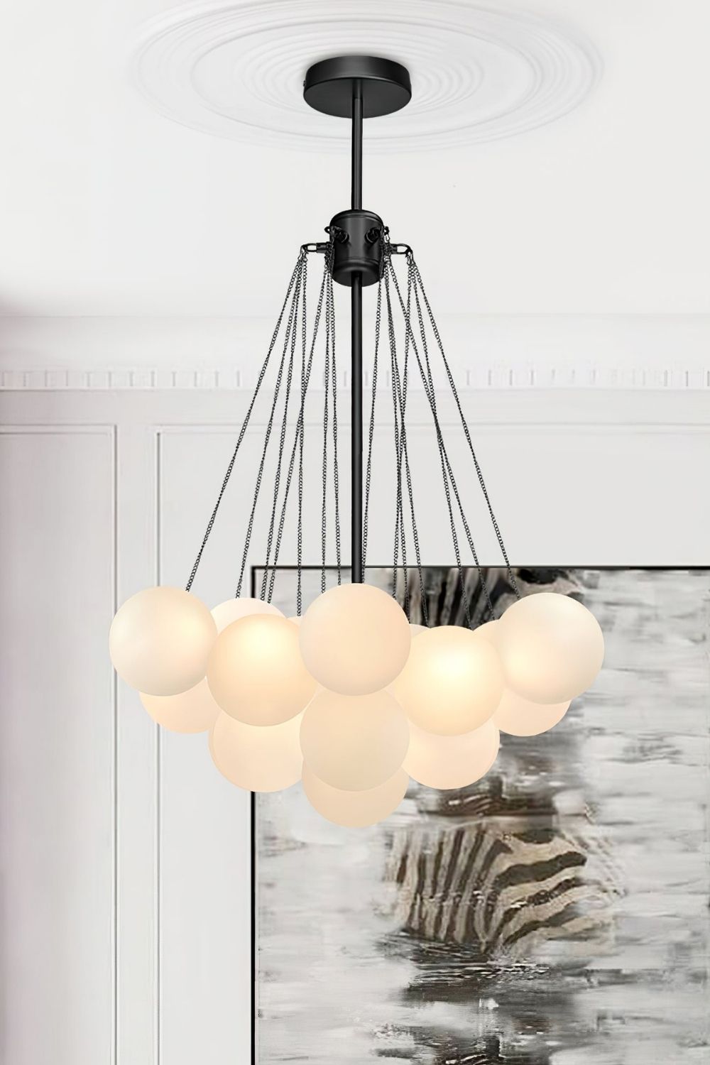 Bubble Glass Chandelier