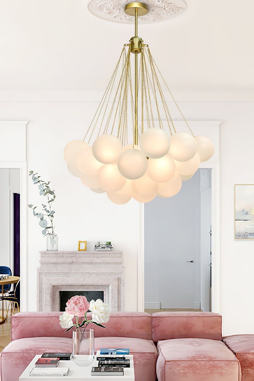 Bubble Glass Chandelier