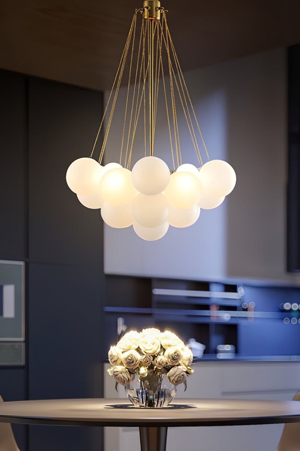 Bubble Glass Chandelier