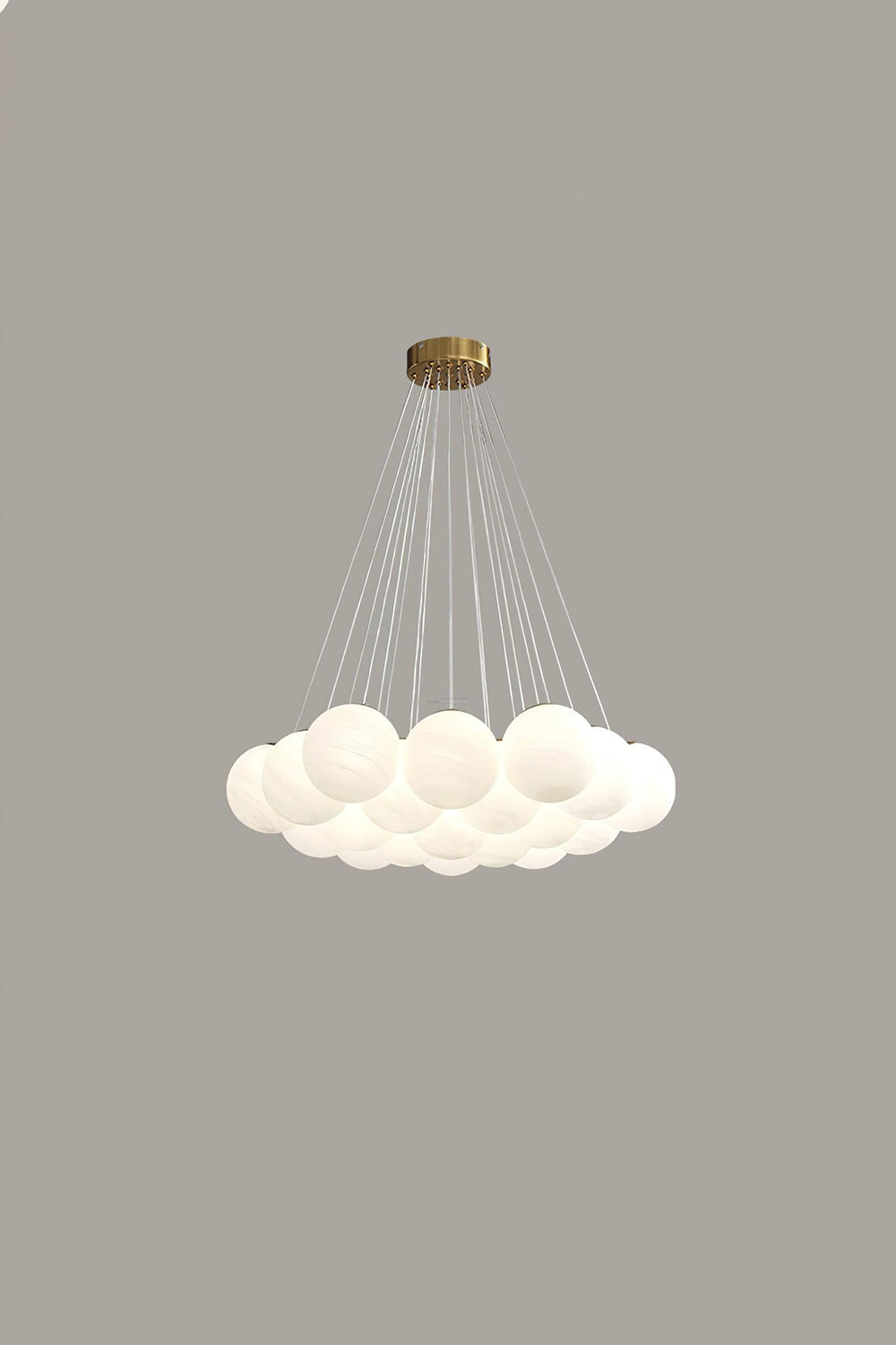 Bubble Glass Cluster Chandelier