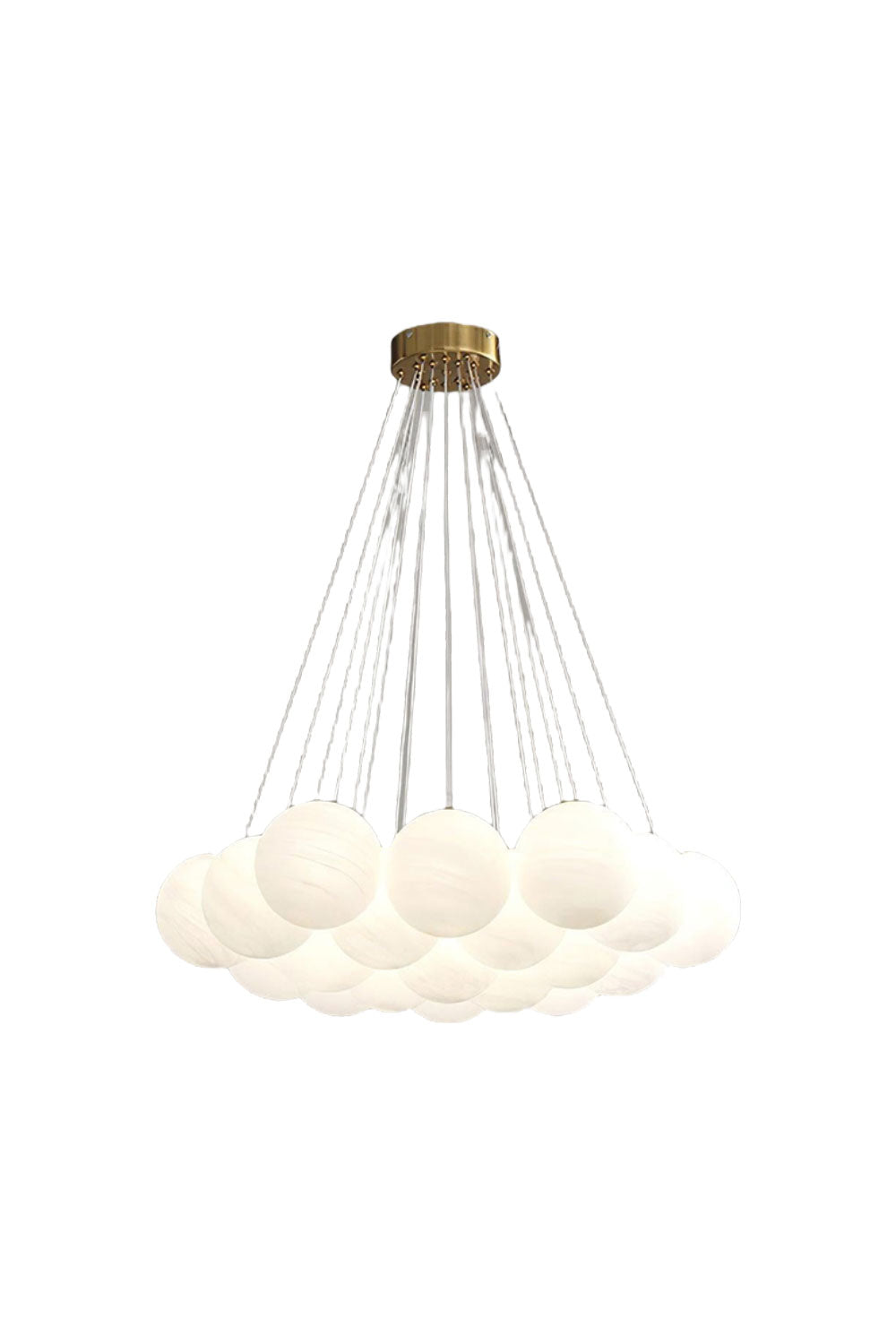 Bubble Glass Cluster Chandelier