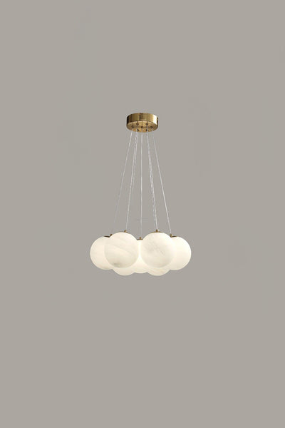 Bubble Glass Cluster Chandelier