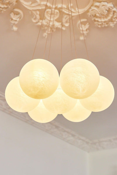 Bubble Glass Cluster Chandelier