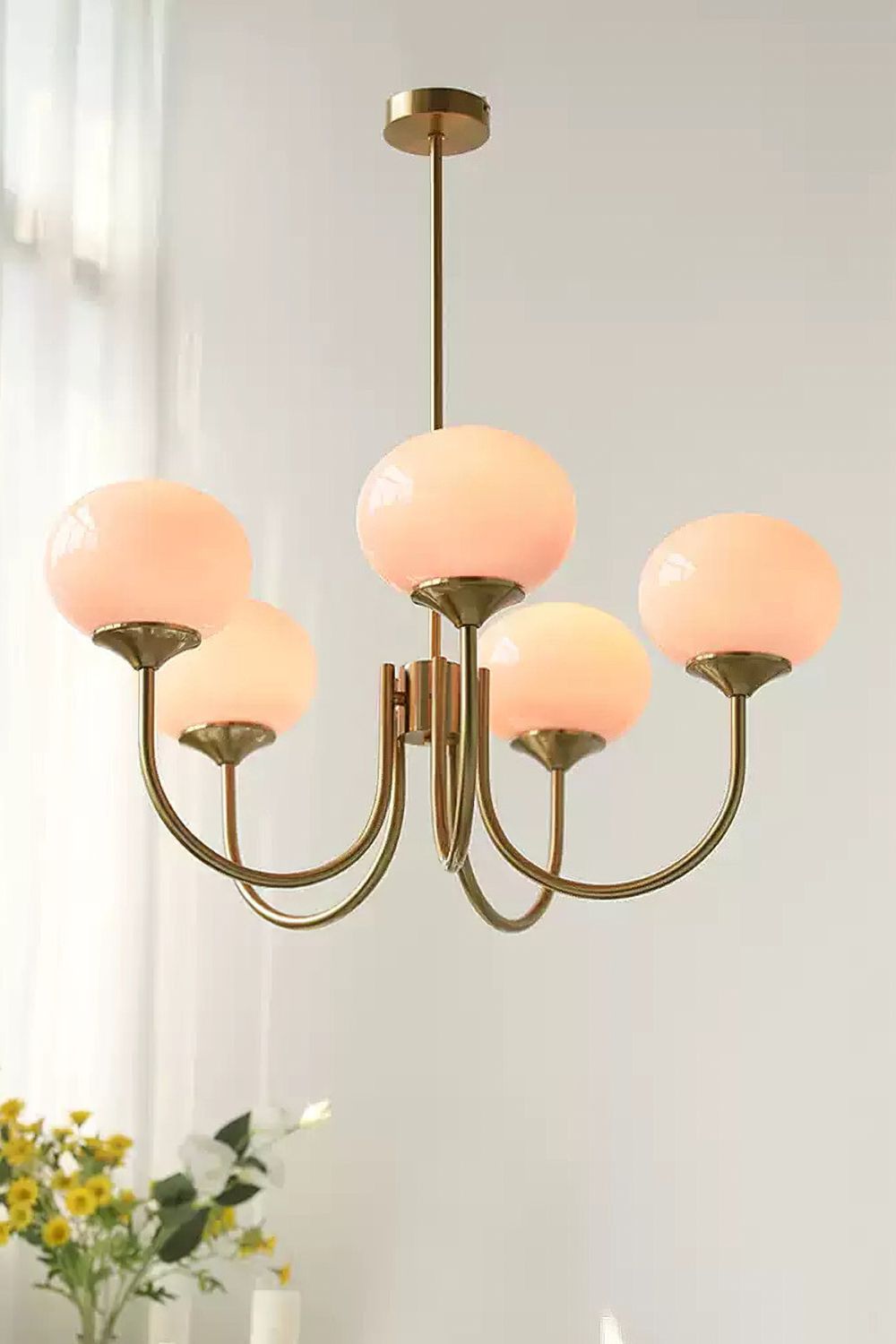 Bubble Glass Marshmallow Chandelier