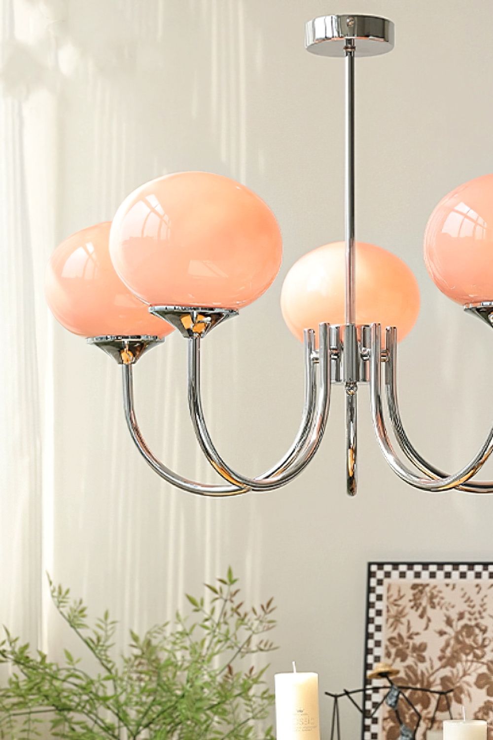 Bubble Glass Marshmallow Chandelier