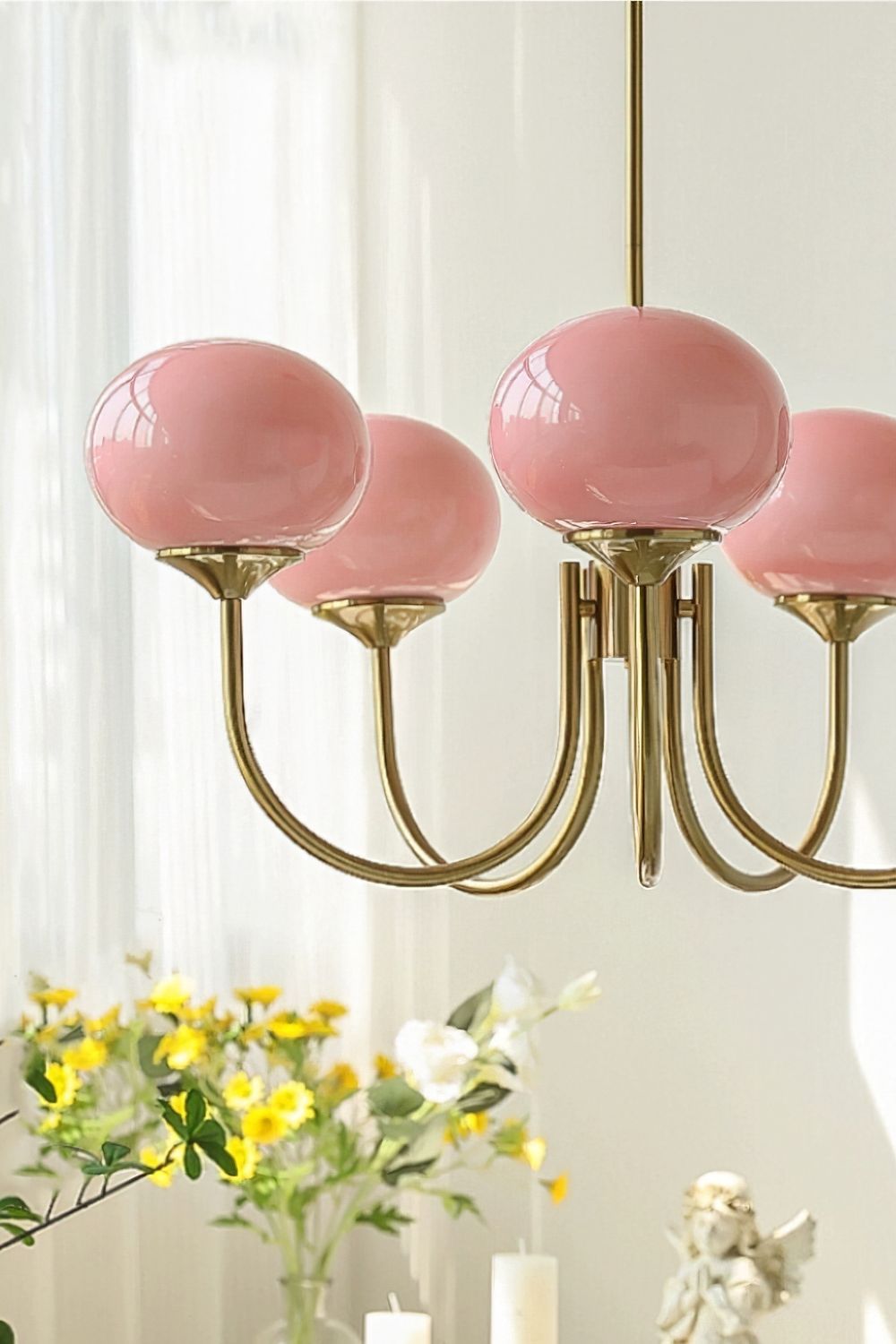 Bubble Glass Marshmallow Chandelier