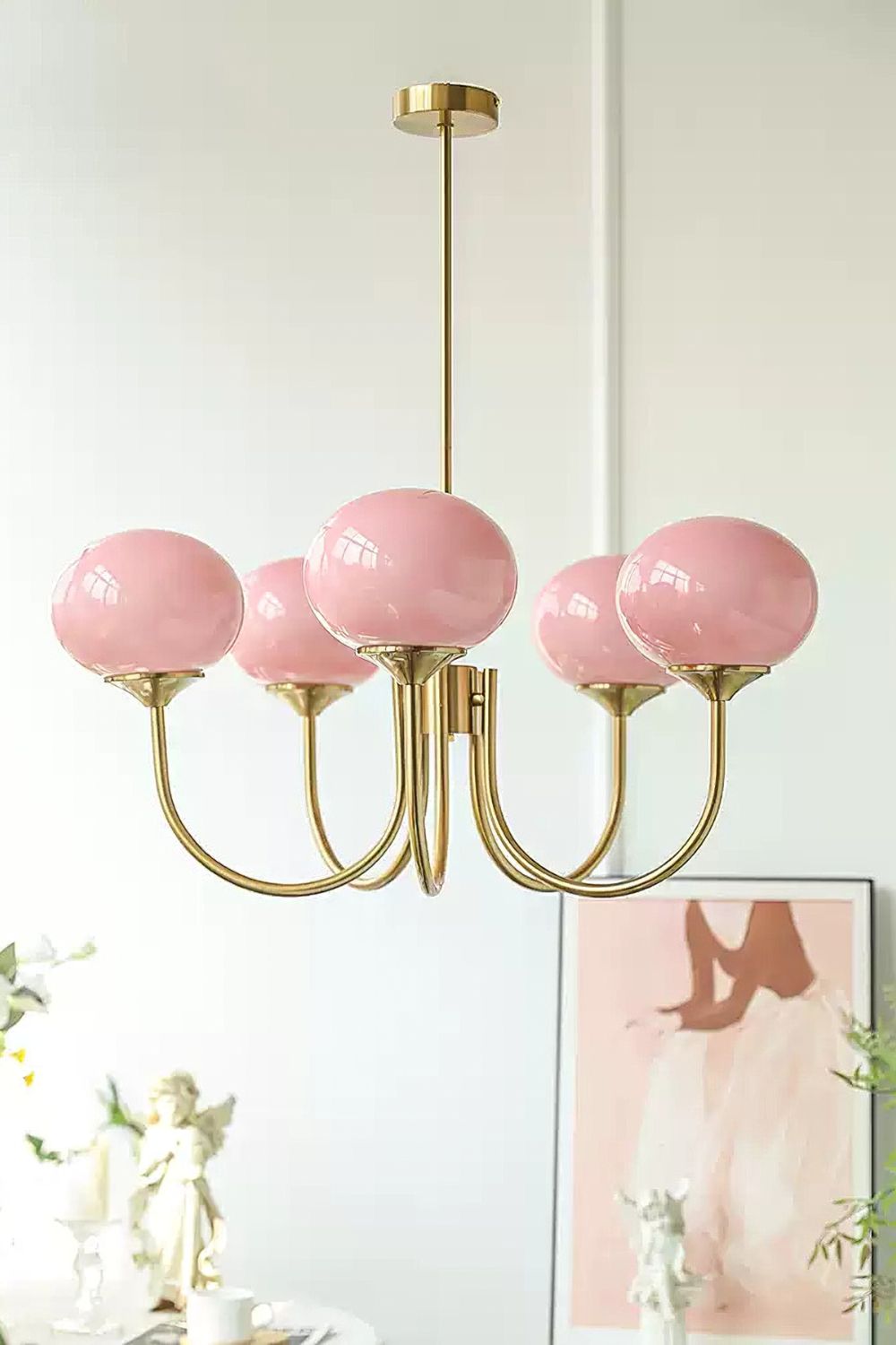 Bubble Glass Marshmallow Chandelier