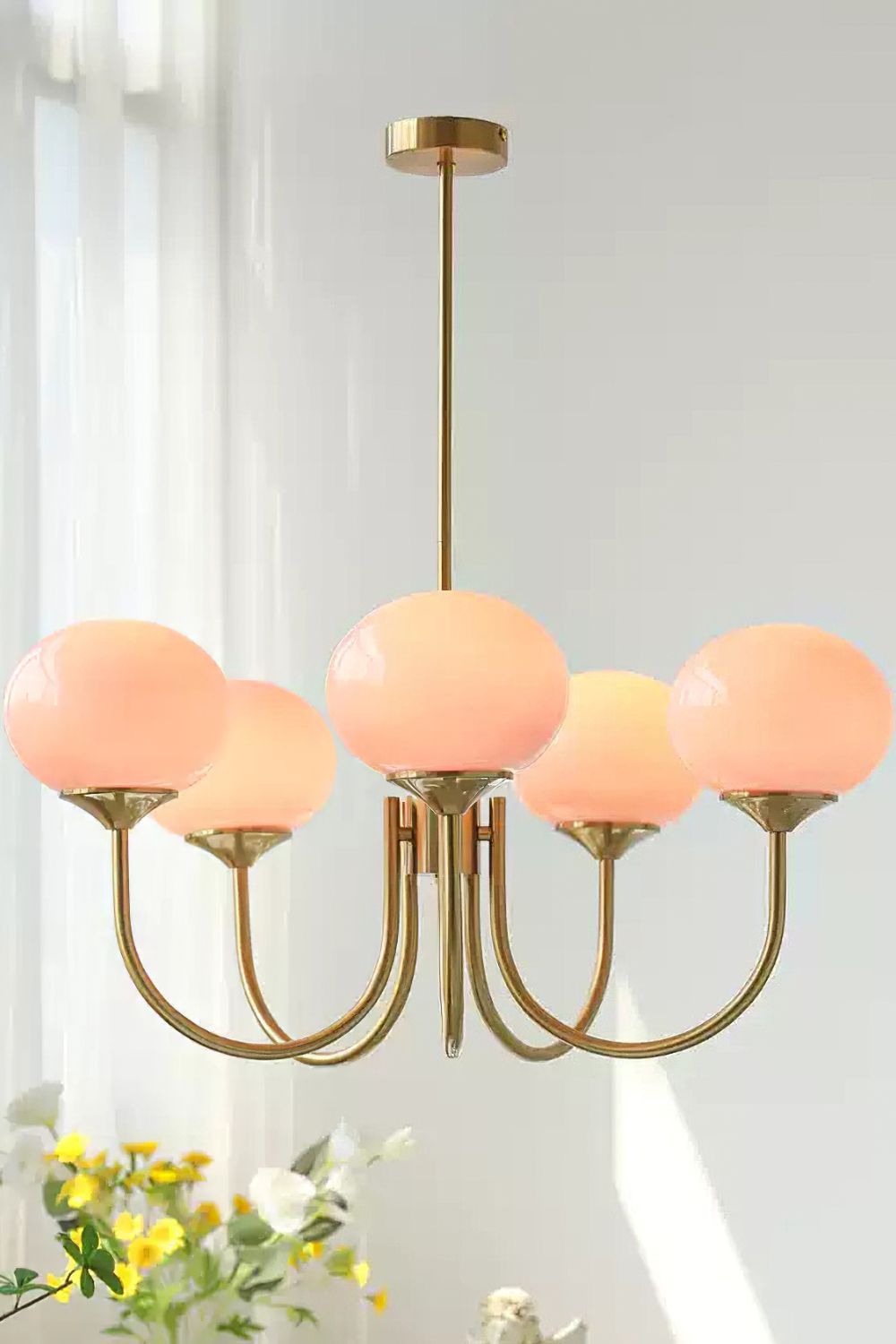 Bubble Glass Marshmallow Chandelier