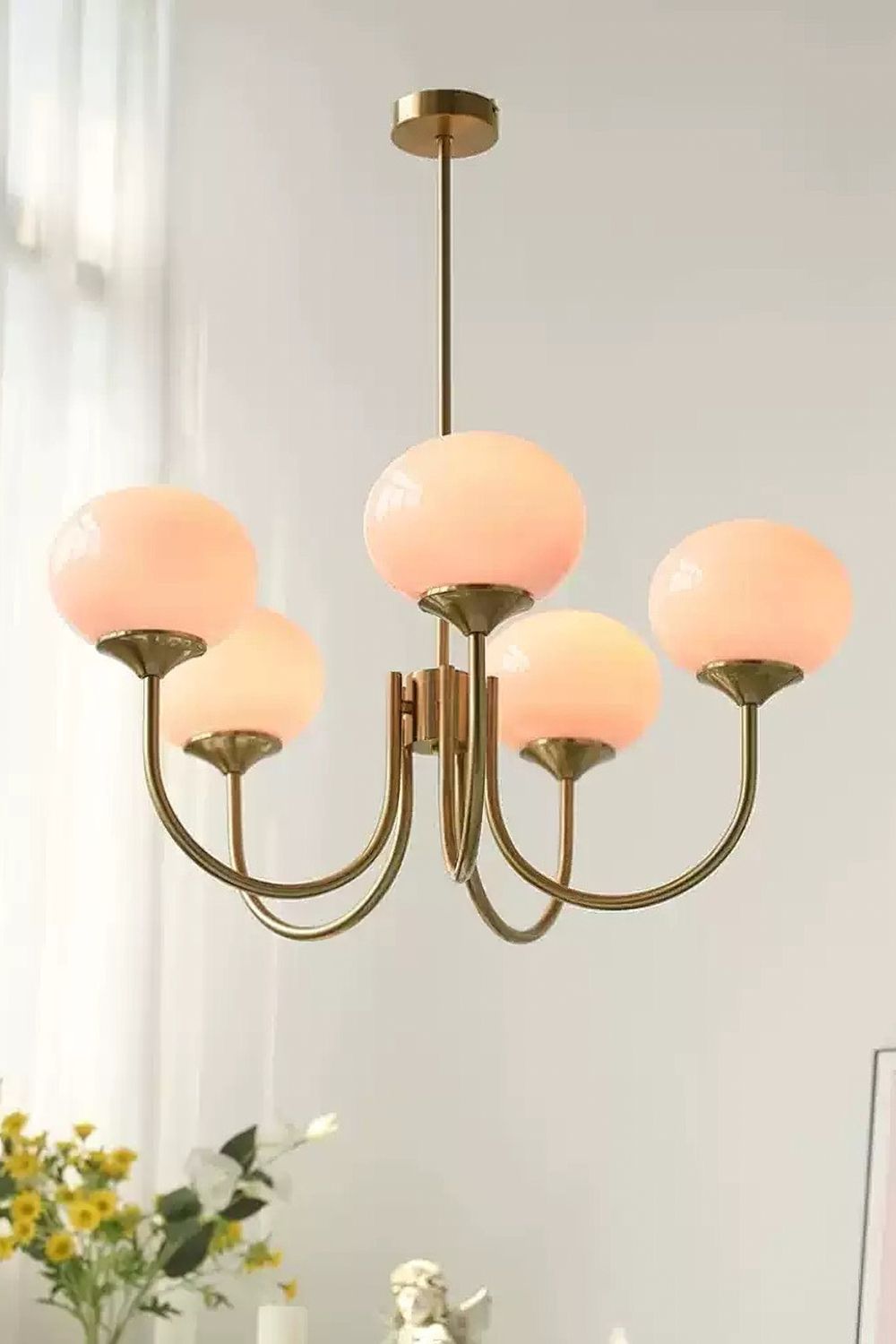 Bubble Glass Marshmallow Chandelier