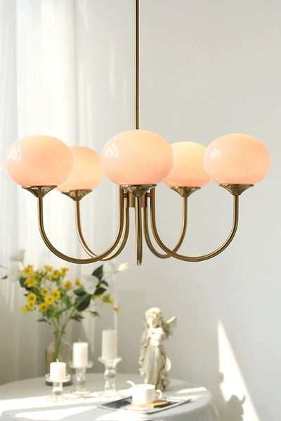 Bubble Glass Marshmallow Chandelier