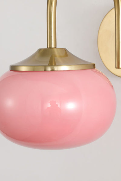 Bubble Glass Marshmallow Sconce Plug Version