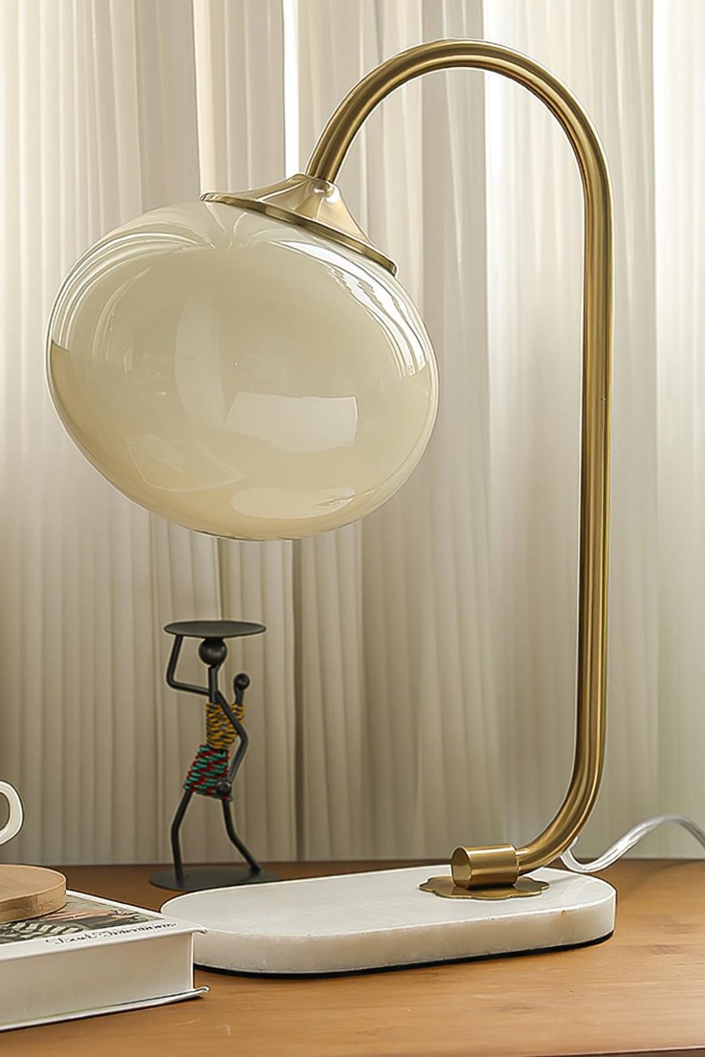 Bubble Glass Marshmallow Table Lamp