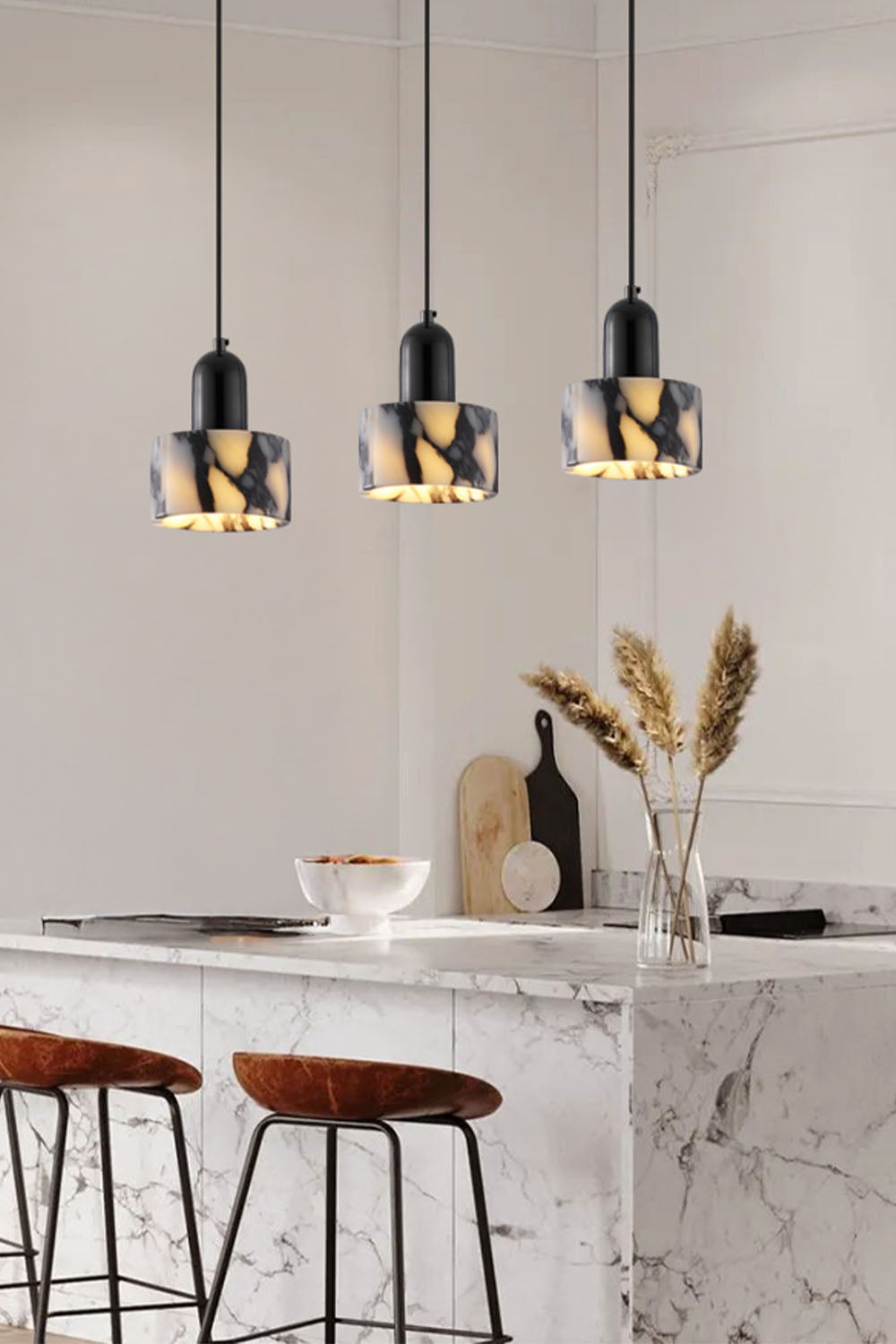Bulgari Luxury Stone Pendant Light