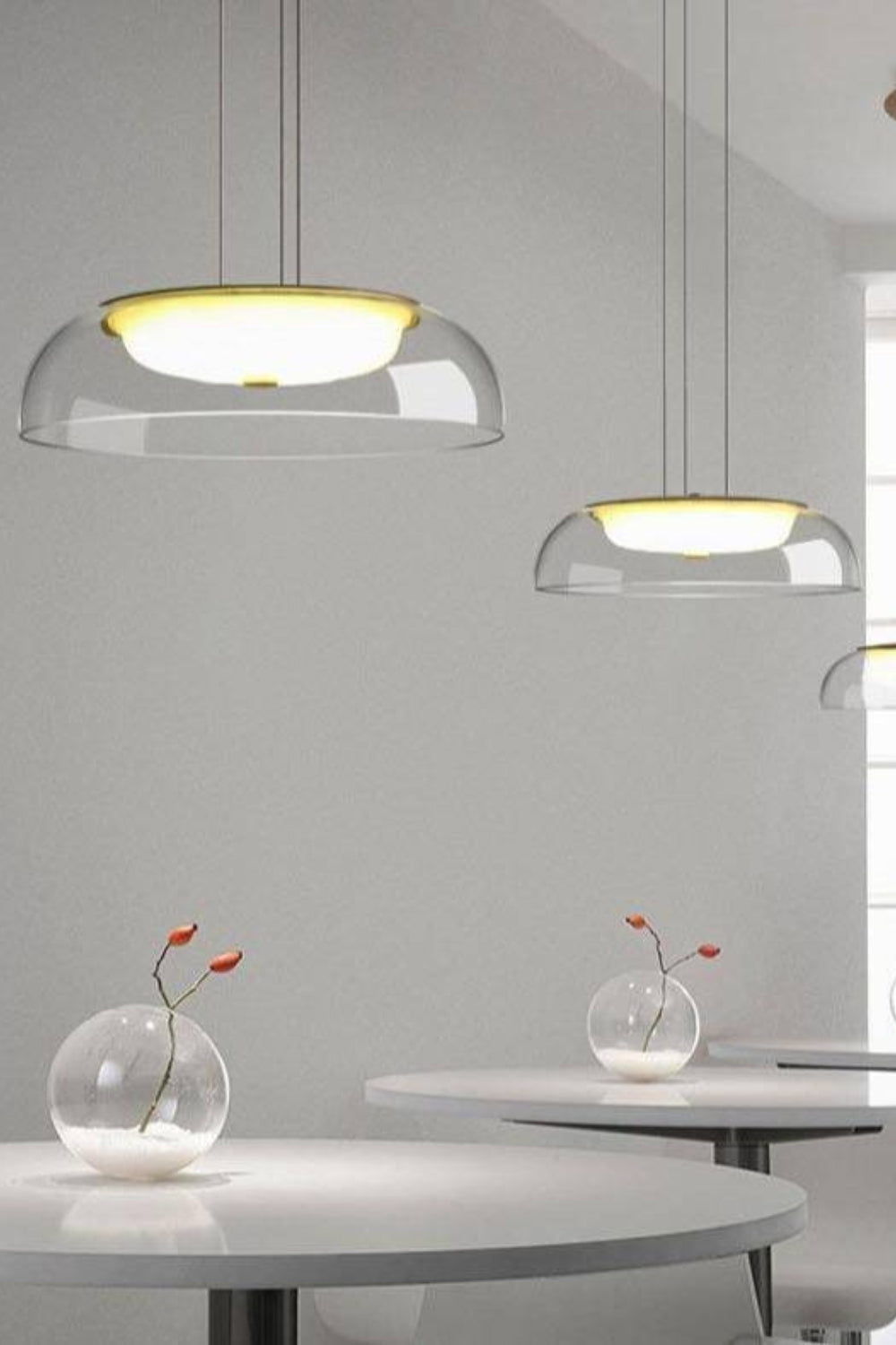 CLIFTON Glass Pendant Light - SamuLighting