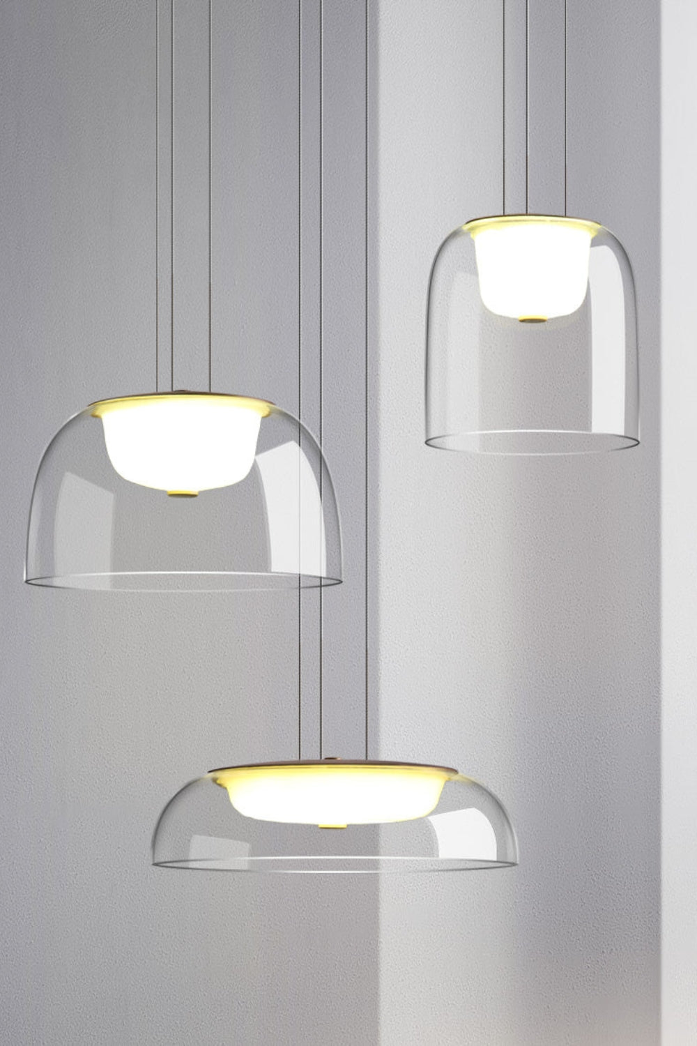 CLIFTON Glass Pendant Light - SamuLighting