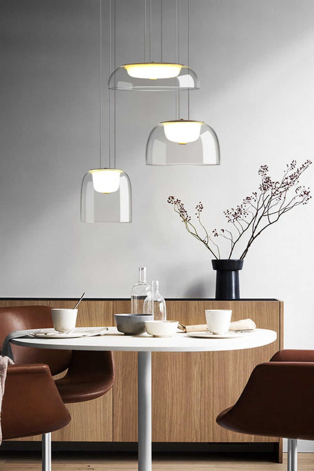 CLIFTON Glass Pendant Light - SamuLighting