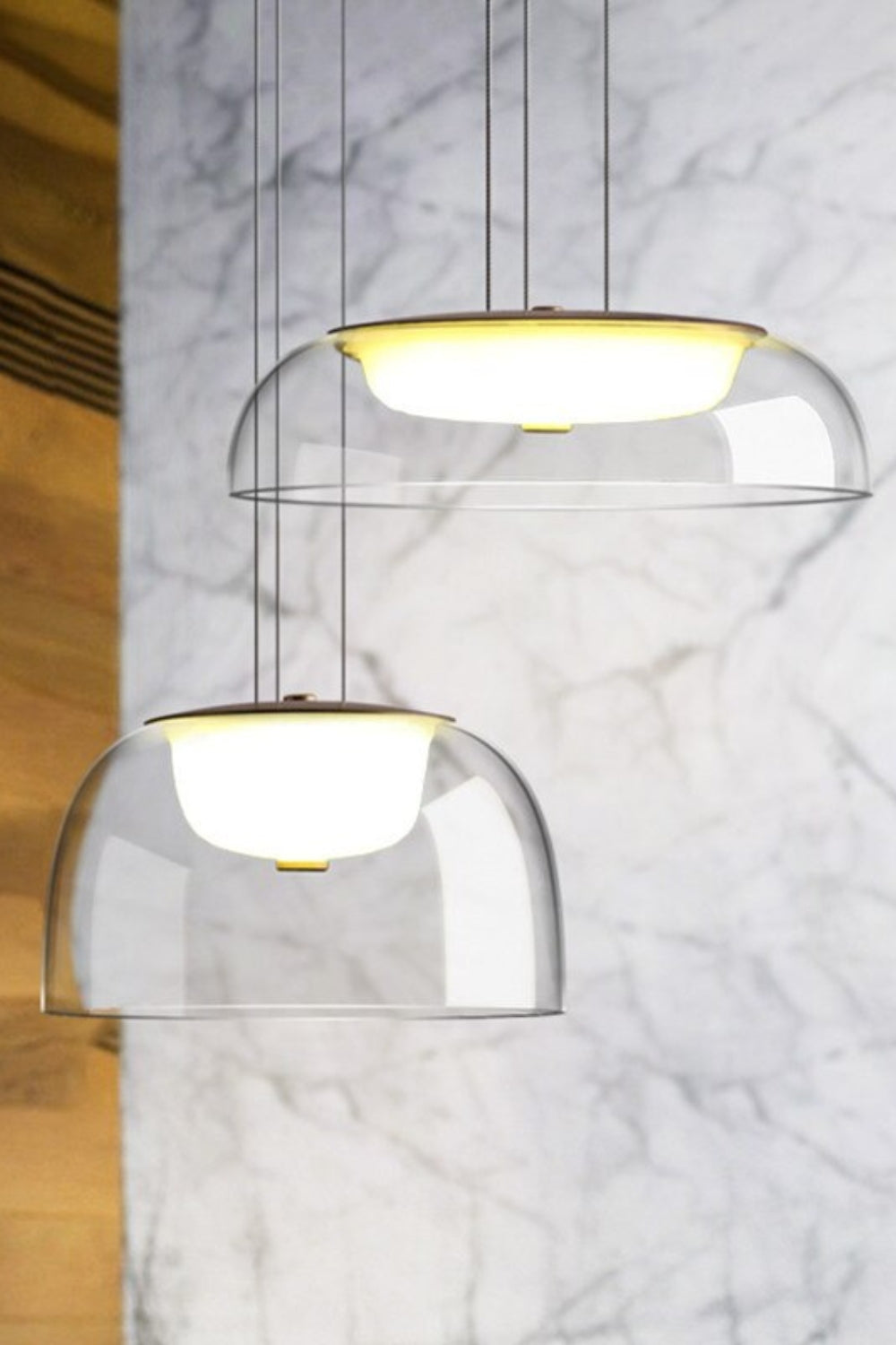 CLIFTON Glass Pendant Light - SamuLighting