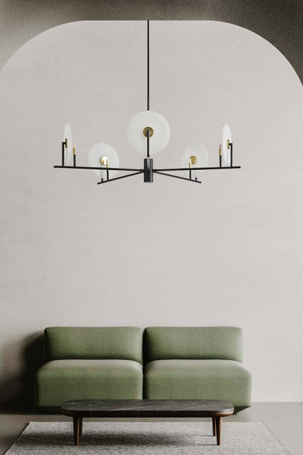 Callisto Marble Chandelier