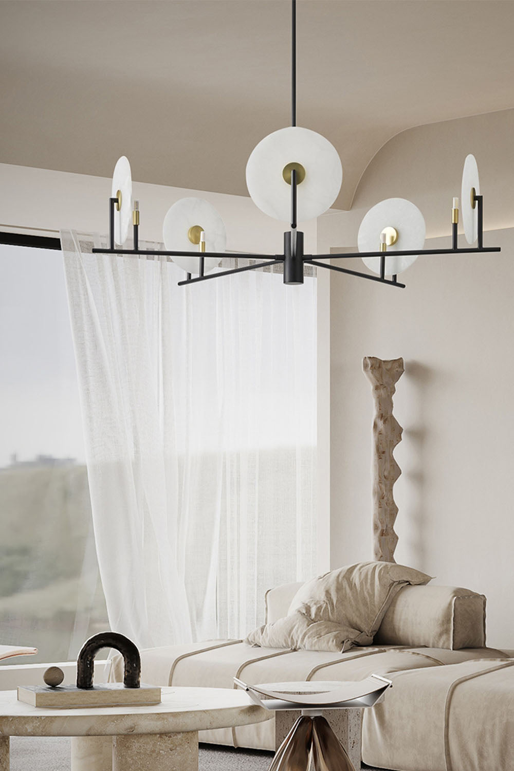 Callisto Marble Chandelier