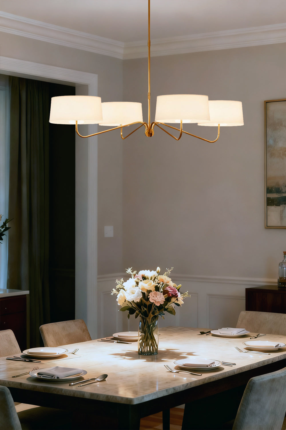 Canto Grande Four Arm Chandelier