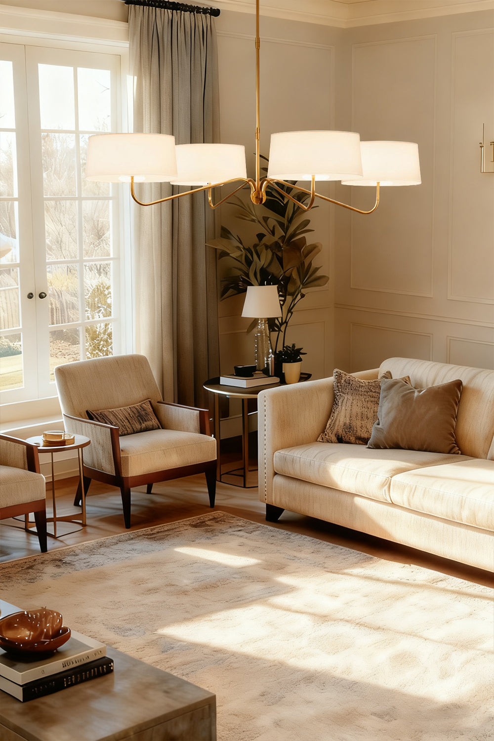 Canto Grande Four Arm Chandelier