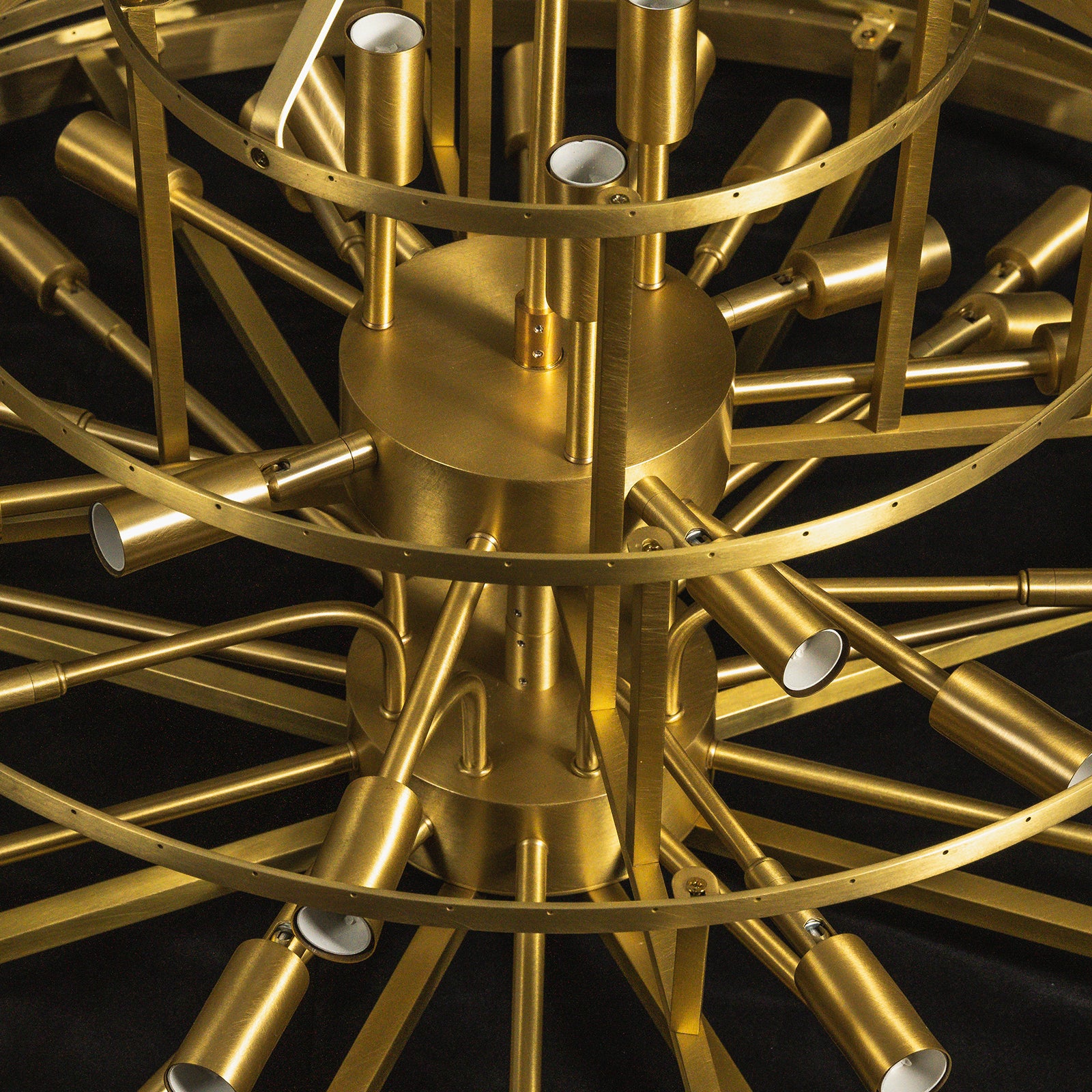 Hand-Finished Brass-toned Ring Frame