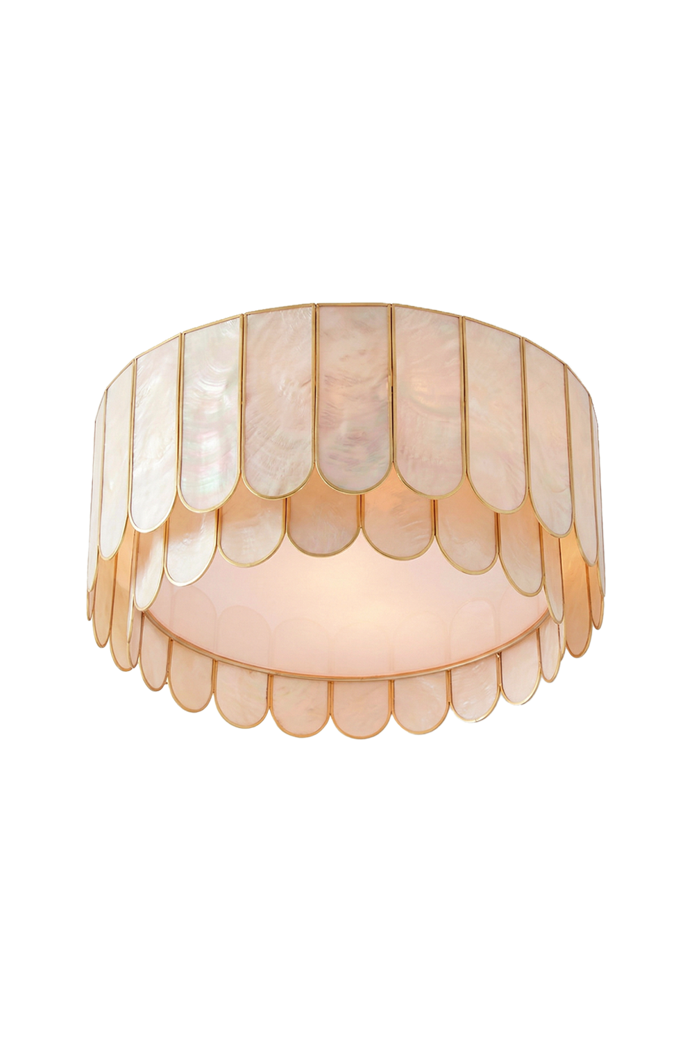 Ceiling Luxury Shell Ceiling Light  Samu Lamp